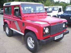 Click on this photo of the Land Rover Defender 90 TDi County Station Wagon TDi 5-Speed to enlarge... for sale at Diesel Centre Staplehurst - if this photo is missing try refreshing the page if the photo still doesn't appear this vehicle might be already sold - click the home button if you found this page via a search engine