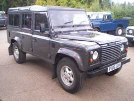 Click on this photo of the Land Rover Defender 110 TDi County Station Wagon TDi 5 door Manual to enlarge... for sale at Diesel Centre Staplehurst - if this photo is missing try refreshing the page if the photo still doesn't appear this vehicle might be already sold - click the home button if you found this page via a search engine